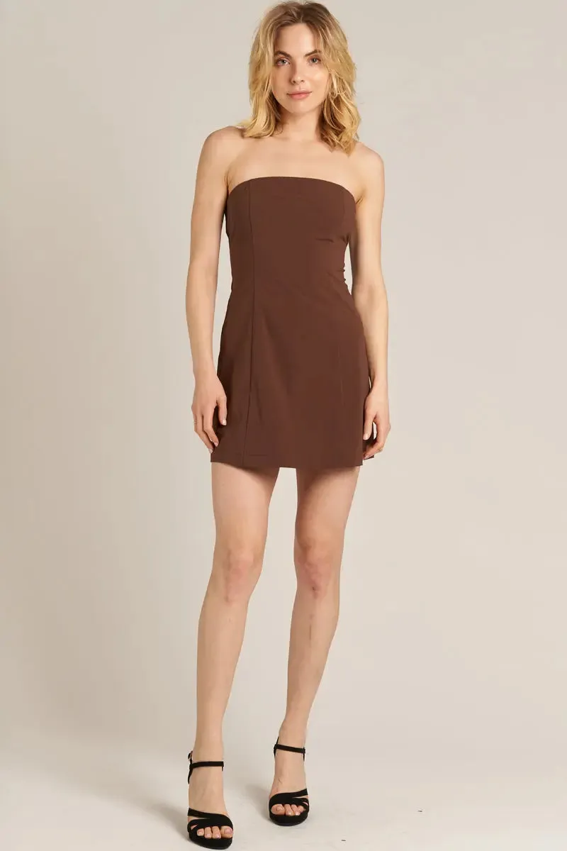 En Creme Darleen Mini Dress  Sleek, Chic & Versatile