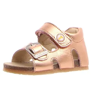 Falcotto Girl's Bea Open Toe Sandals - Metallic Rose