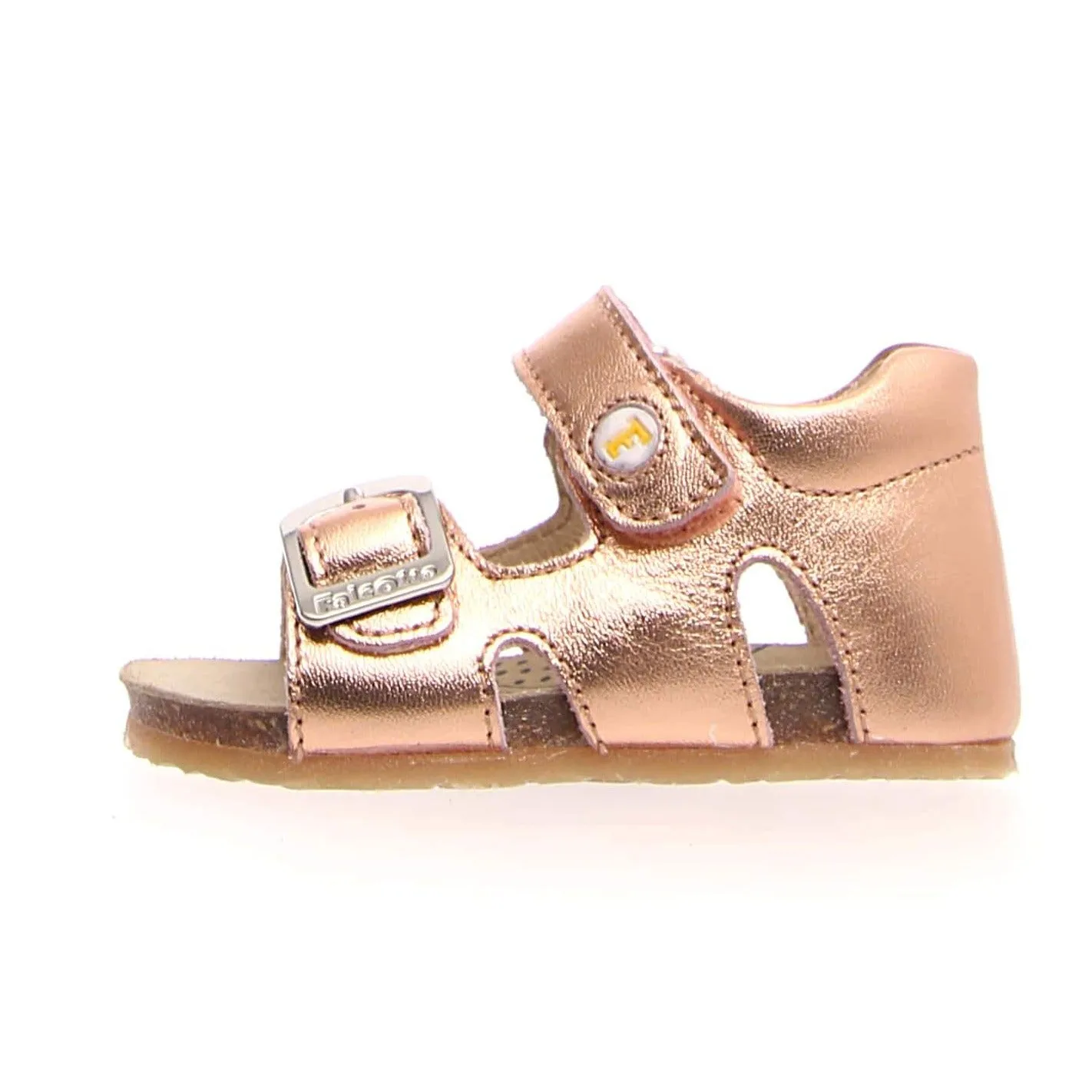 Falcotto Girl's Bea Open Toe Sandals - Metallic Rose