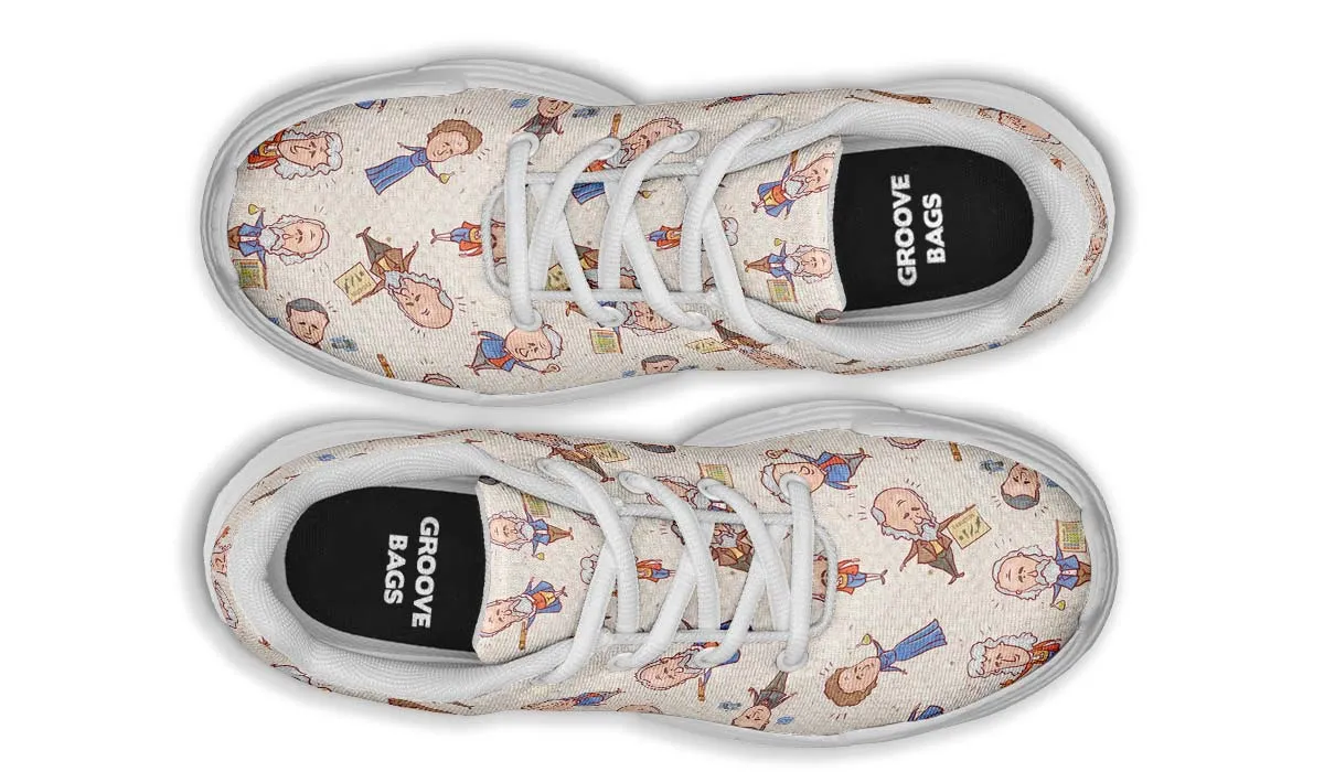 Famous Scientists Chunky Sneakers