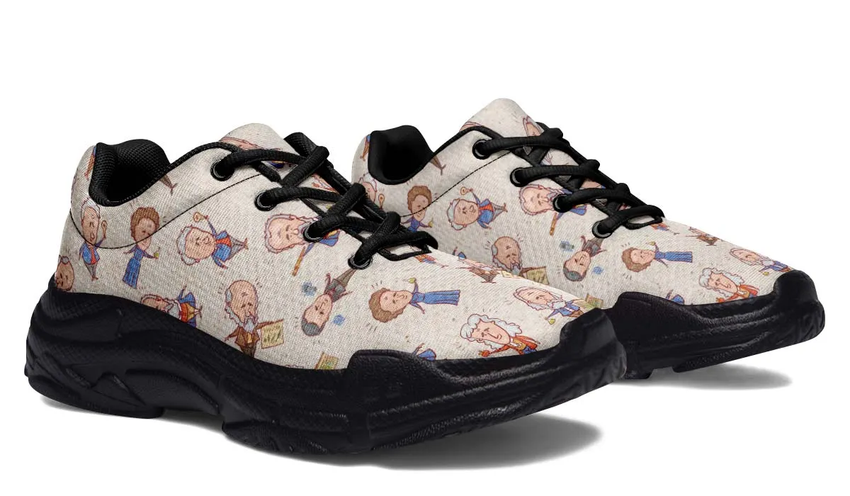 Famous Scientists Chunky Sneakers