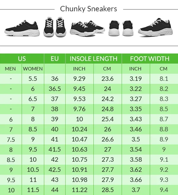 Famous Scientists Chunky Sneakers