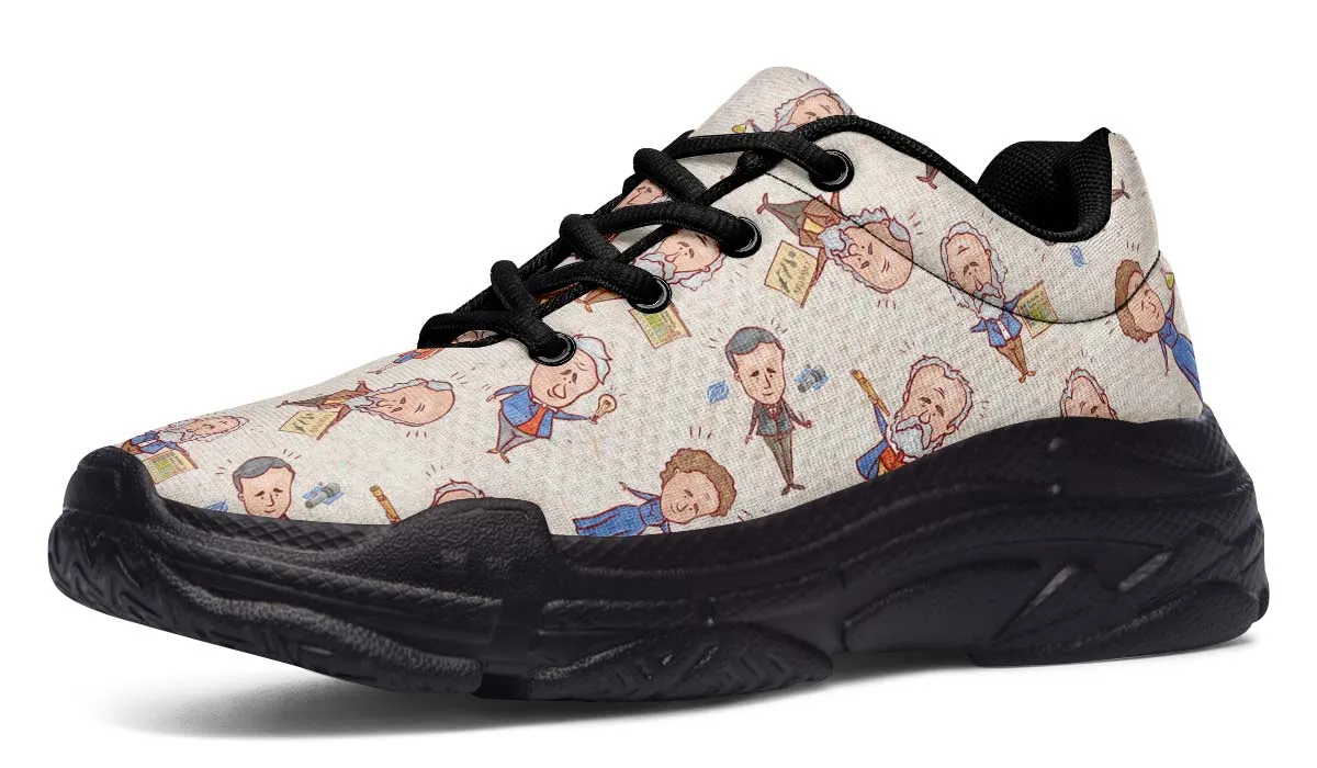 Famous Scientists Chunky Sneakers