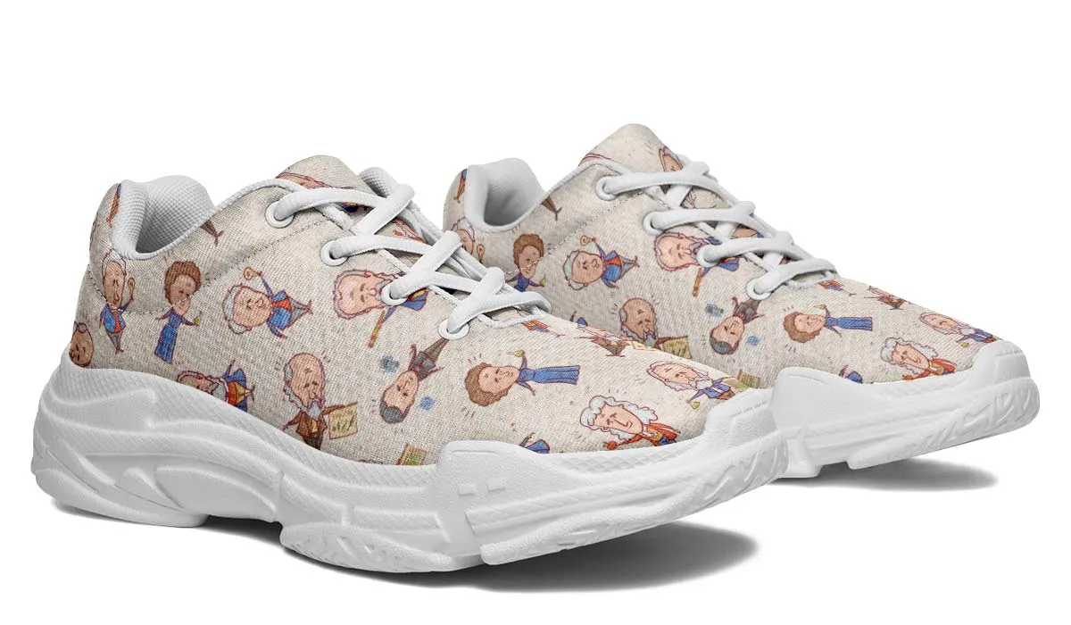Famous Scientists Chunky Sneakers