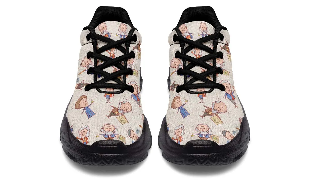 Famous Scientists Chunky Sneakers