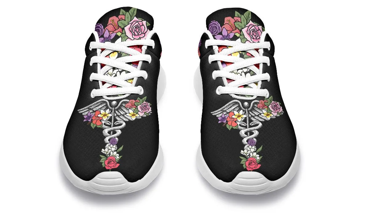 Floral Anatomy Caduceus Sneakers