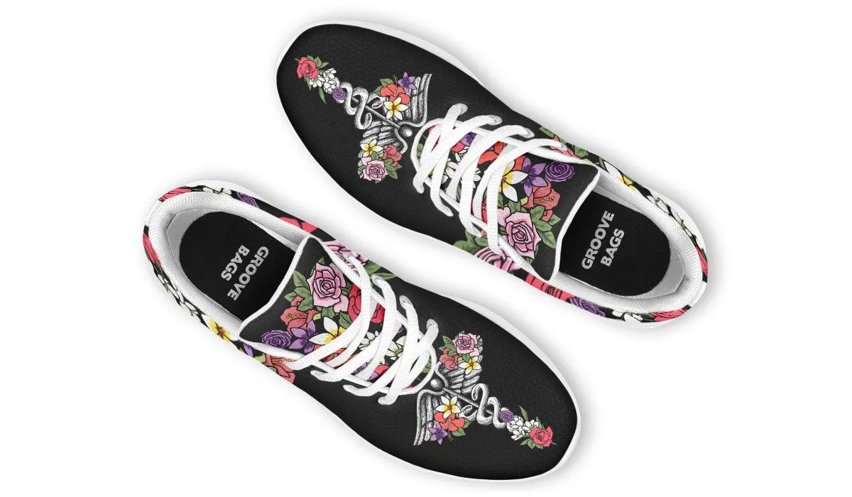 Floral Anatomy Caduceus Sneakers