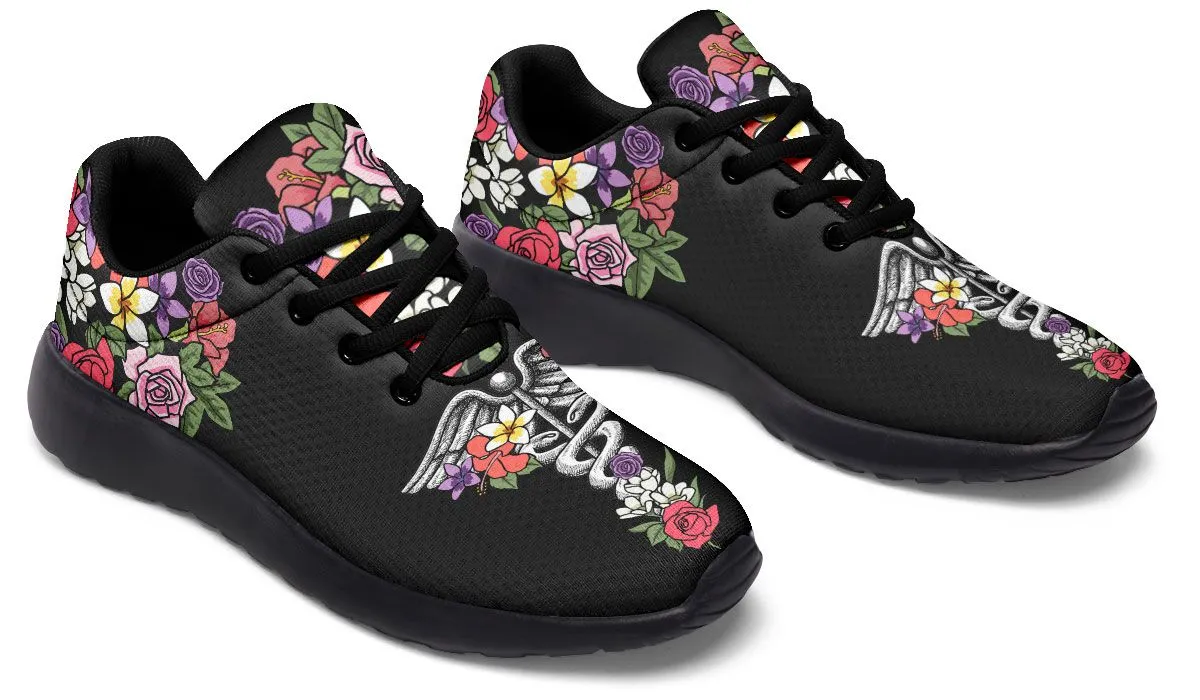 Floral Anatomy Caduceus Sneakers