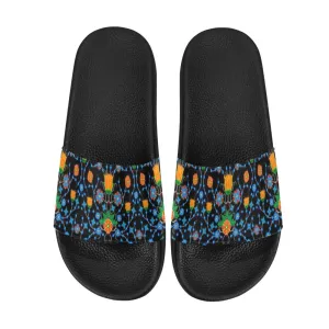 Floral Damask Women's Slide Sandals