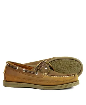 Fowey Deck Shoes - Sand