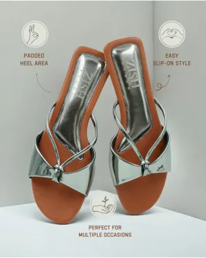 Gunmetal Carolina Flats