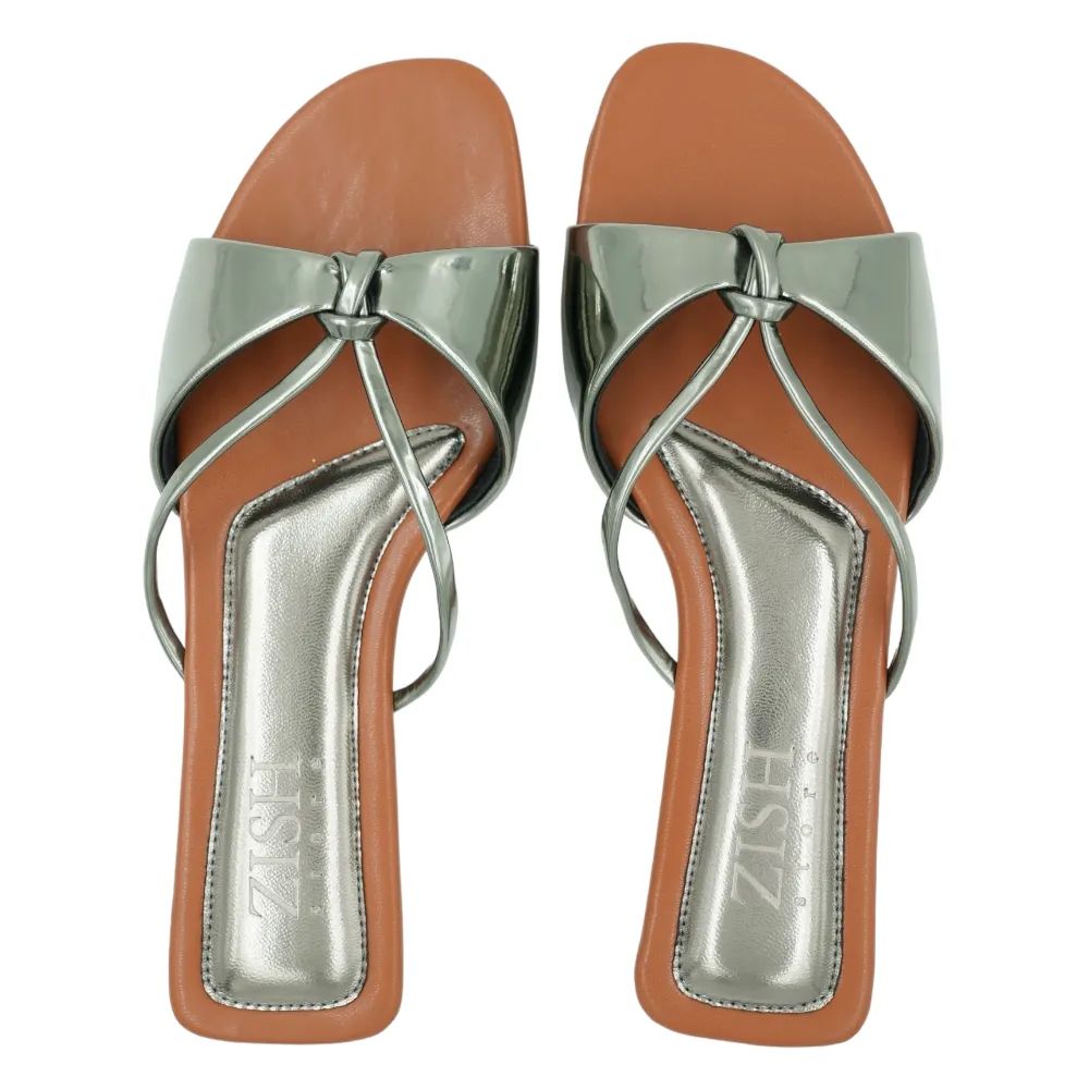 Gunmetal Carolina Flats