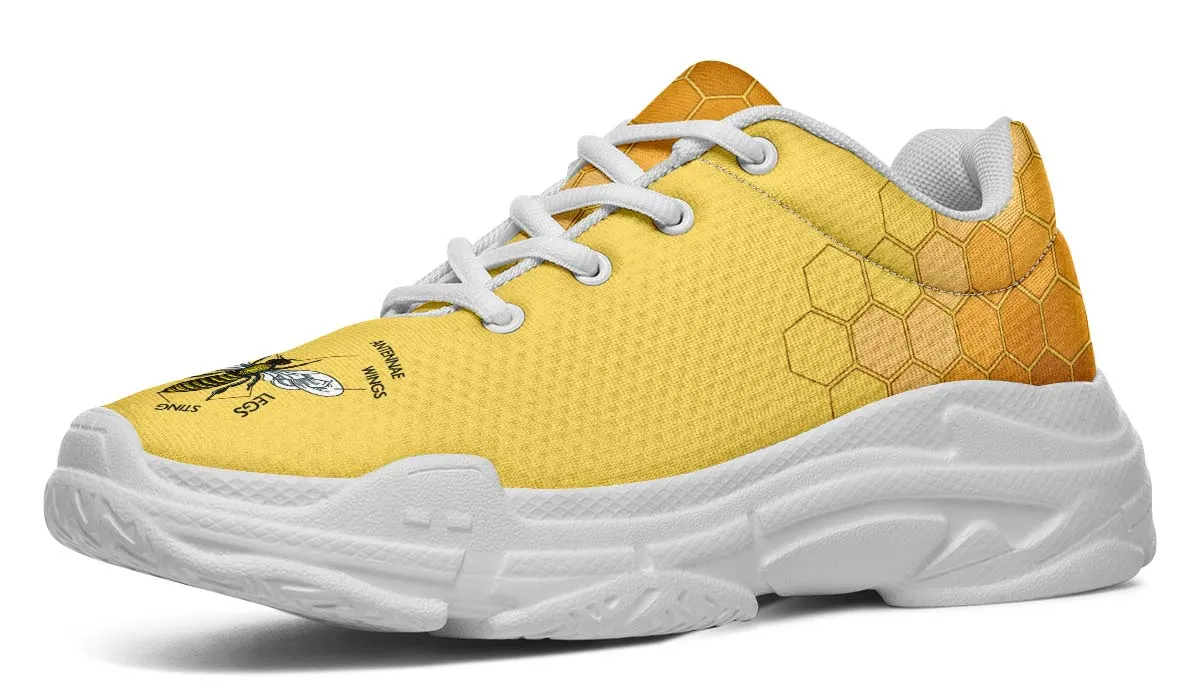 Honey Bee Diagram Chunky Sneakers