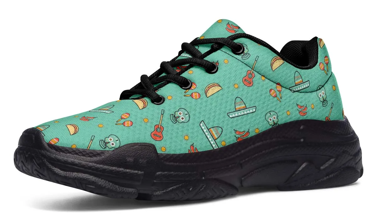 I Love Mexico Chunky Sneakers