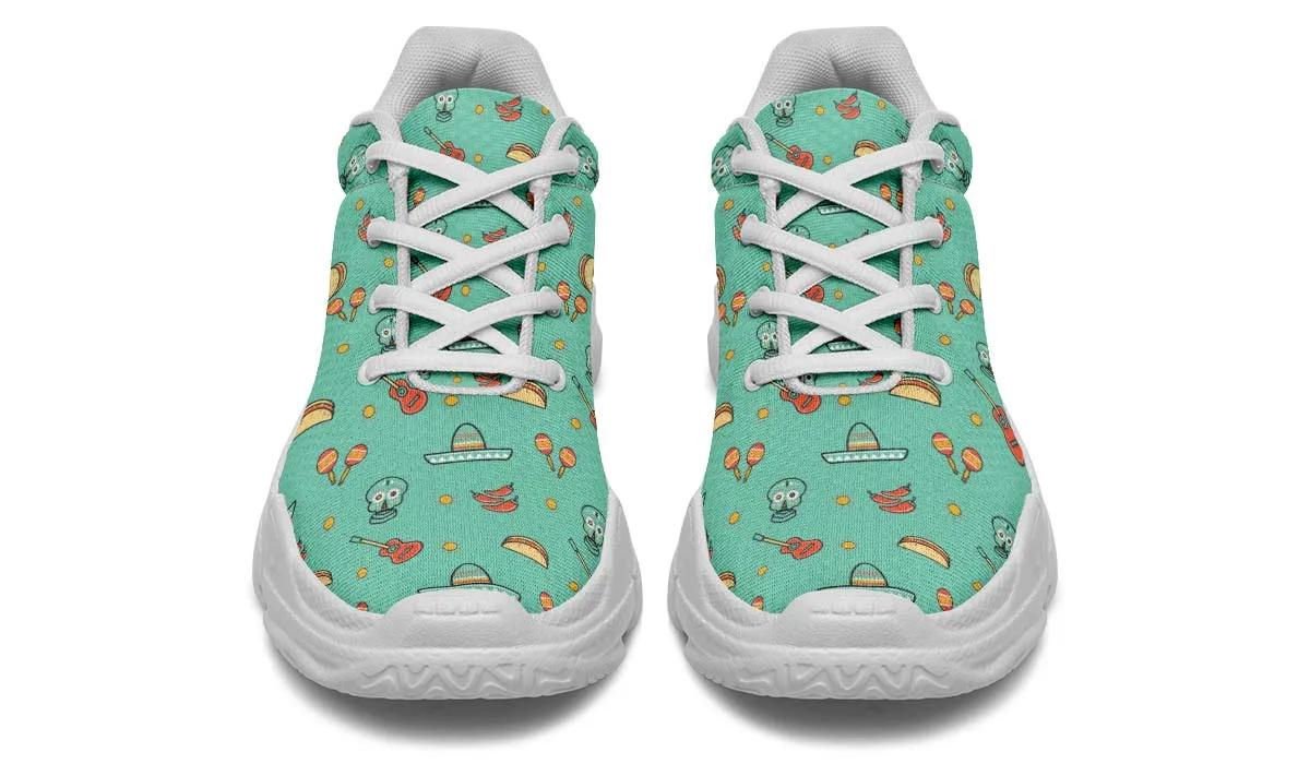 I Love Mexico Chunky Sneakers