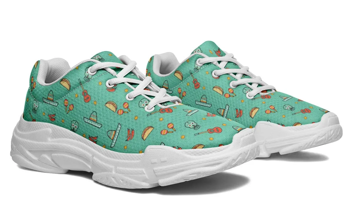 I Love Mexico Chunky Sneakers