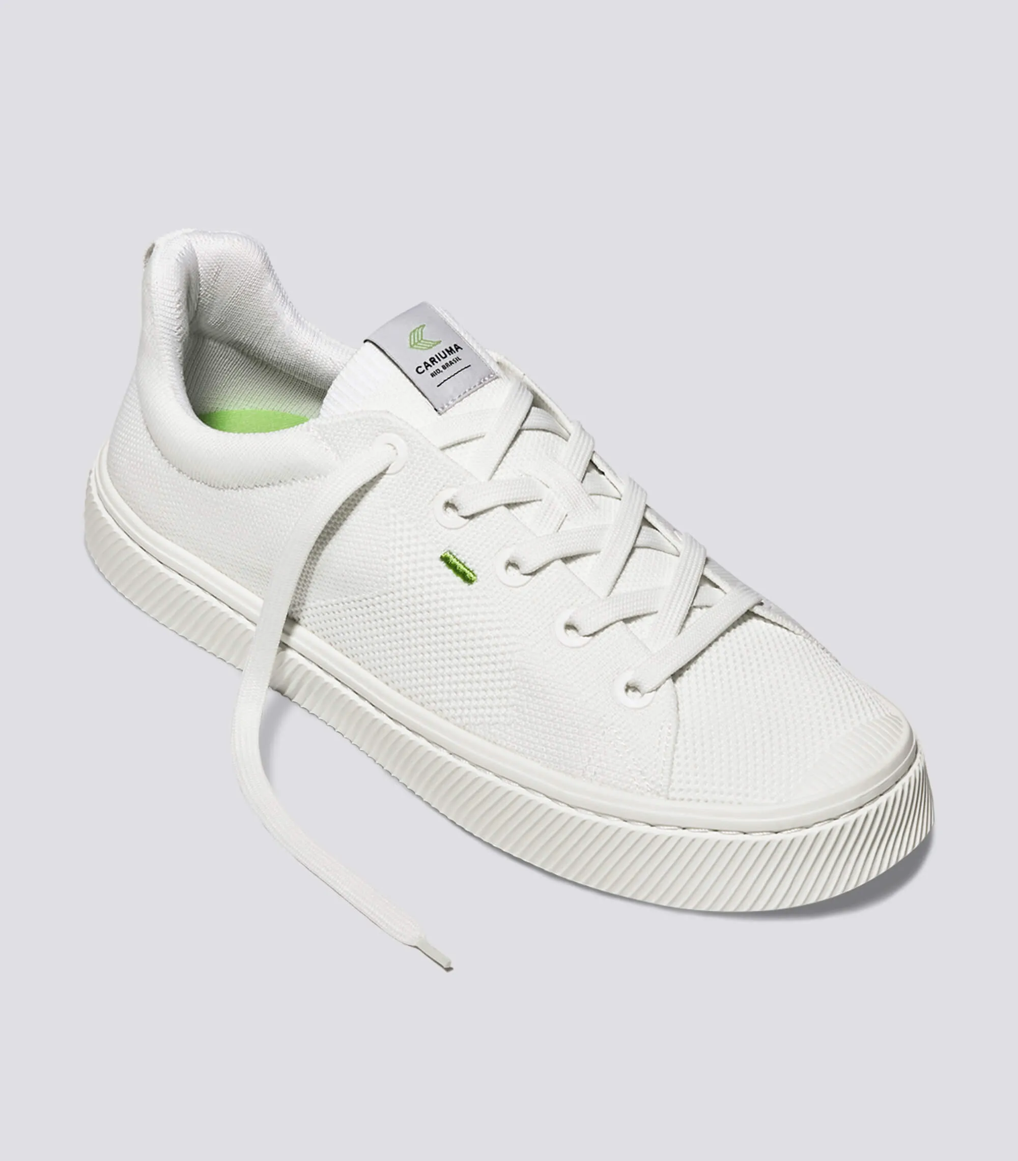 IBI Low Off White Knit Sneaker Men