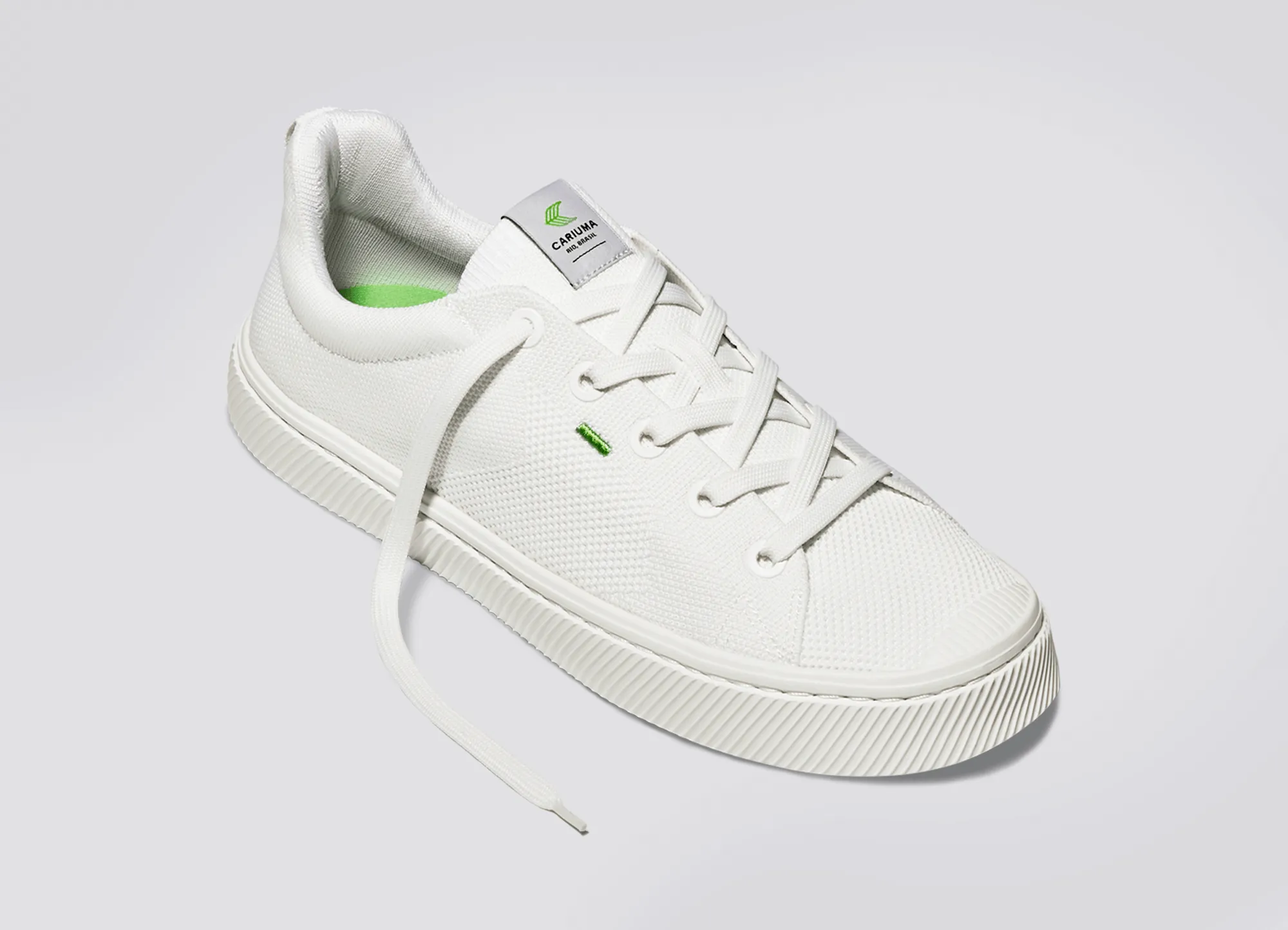 IBI Low Off White Knit Sneaker Men