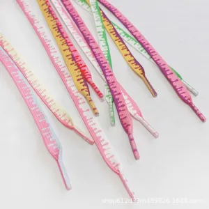 Ice Cream Melt Flat Shoelaces for Sneakers – Colorful Laces for Sports Shoes