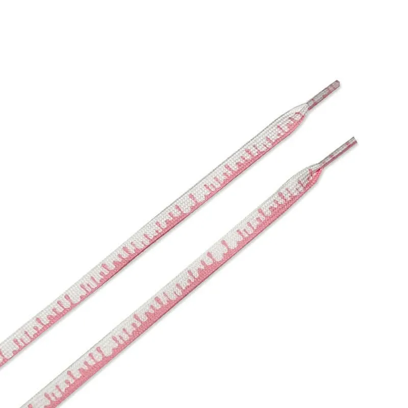 Ice Cream Melt Flat Shoelaces for Sneakers – Colorful Laces for Sports Shoes
