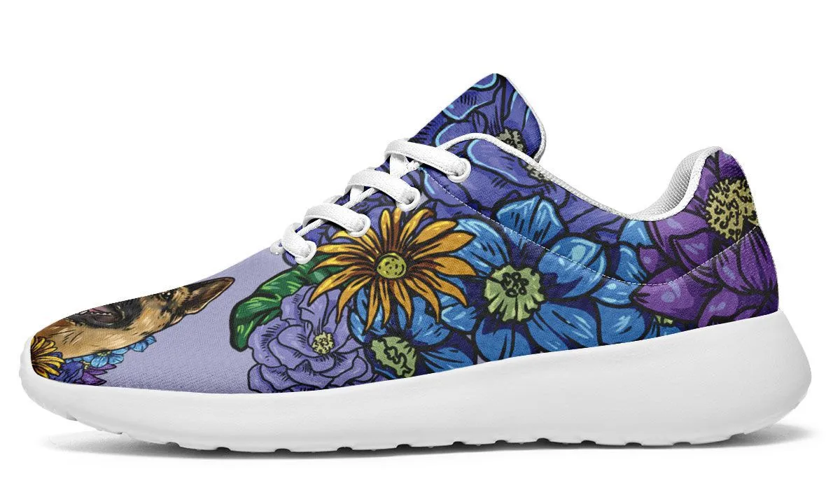 Illustrated German Shepherd Sneakers