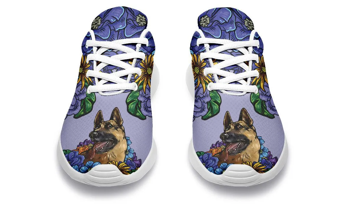 Illustrated German Shepherd Sneakers