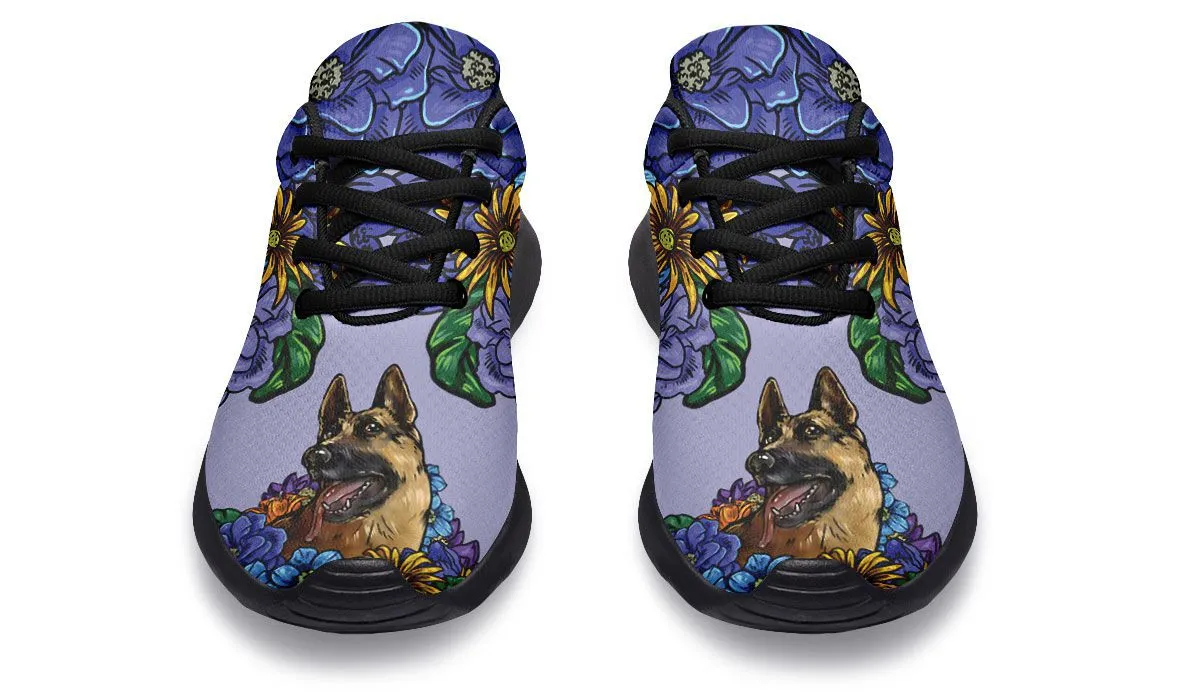 Illustrated German Shepherd Sneakers