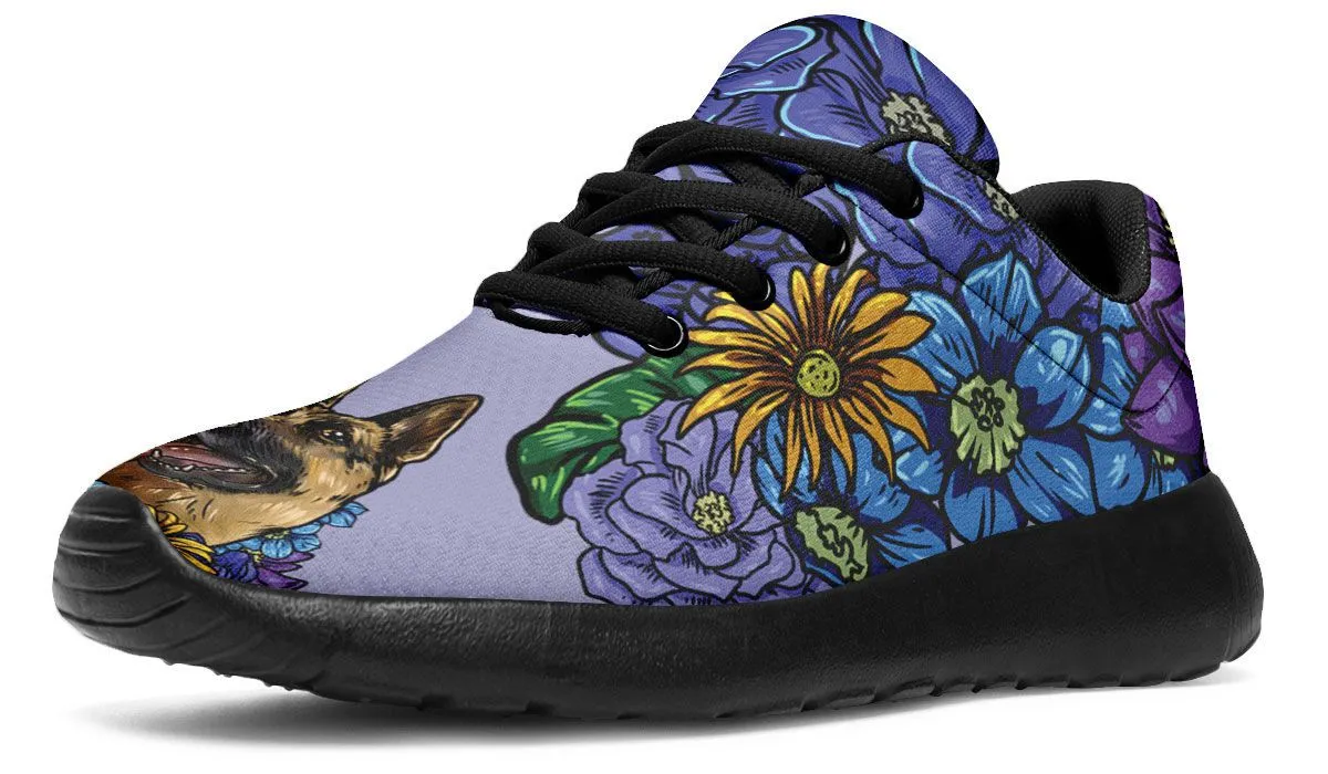 Illustrated German Shepherd Sneakers