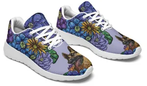 Illustrated German Shepherd Sneakers