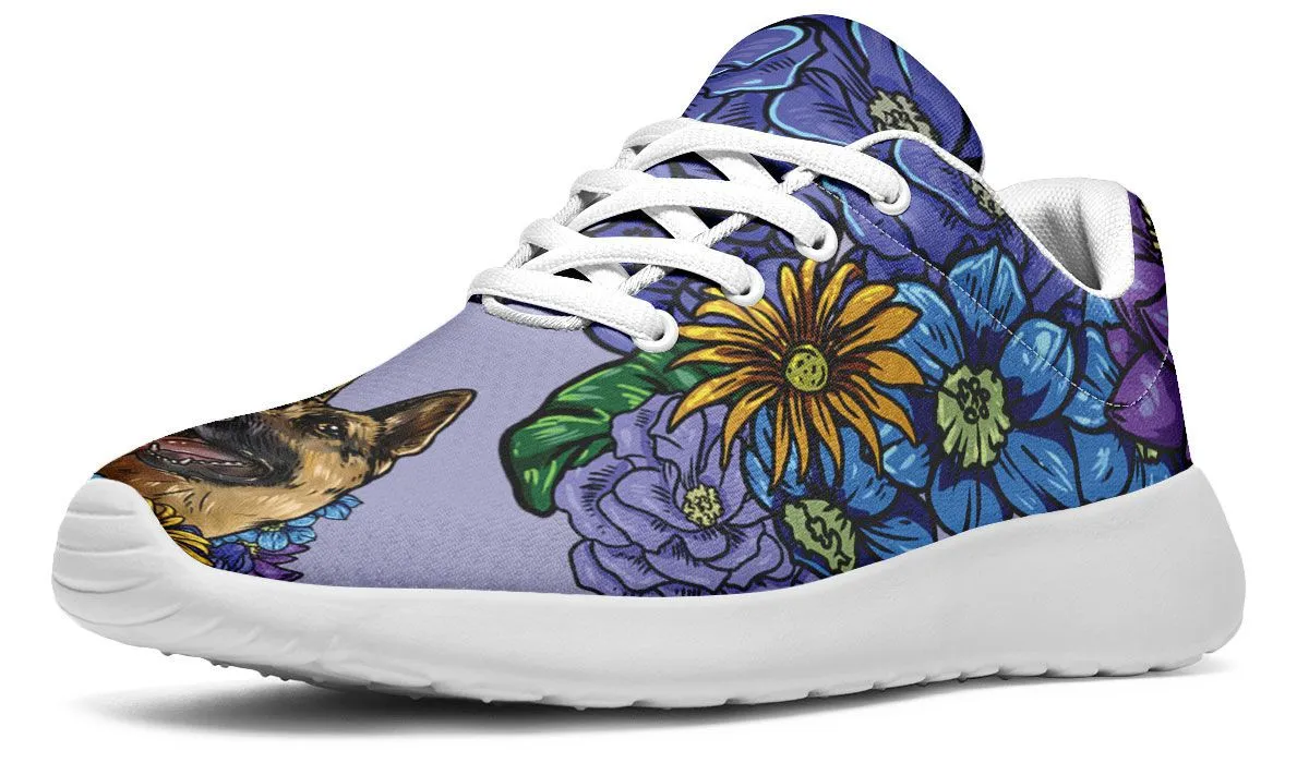 Illustrated German Shepherd Sneakers