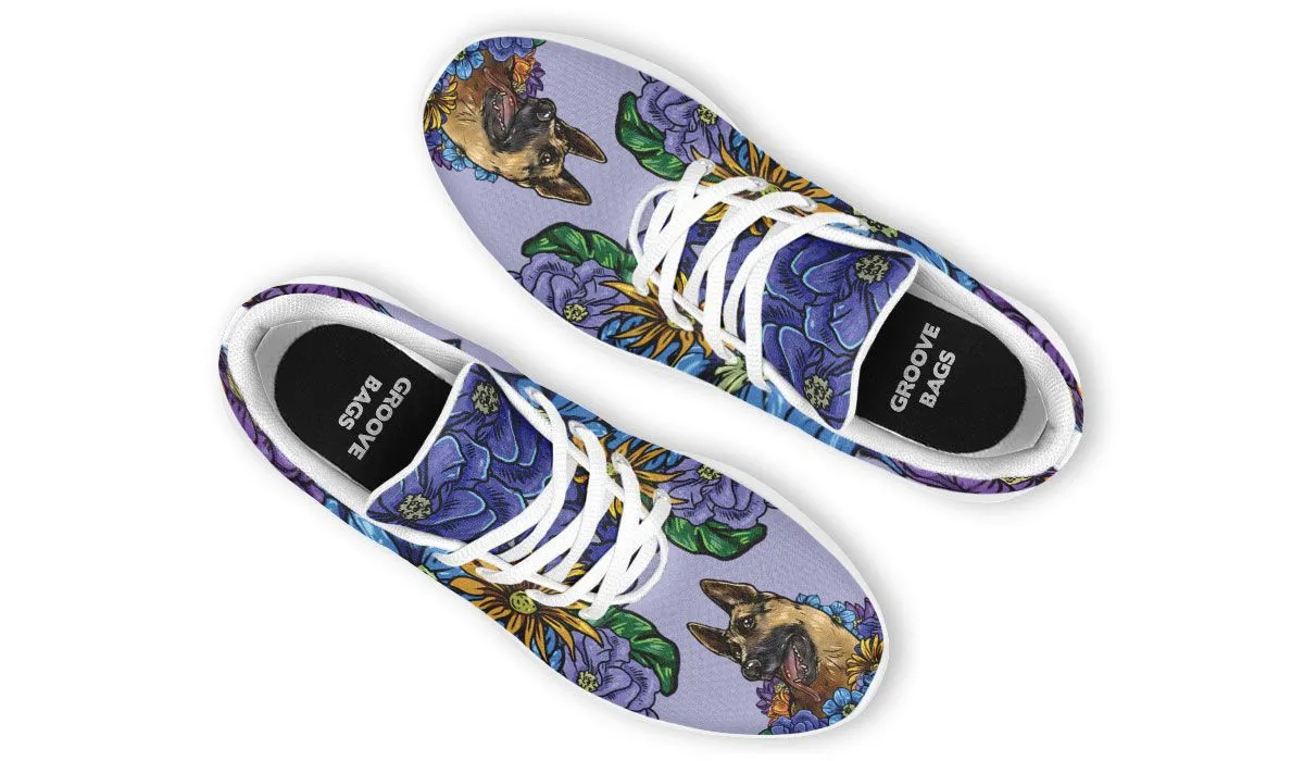 Illustrated German Shepherd Sneakers