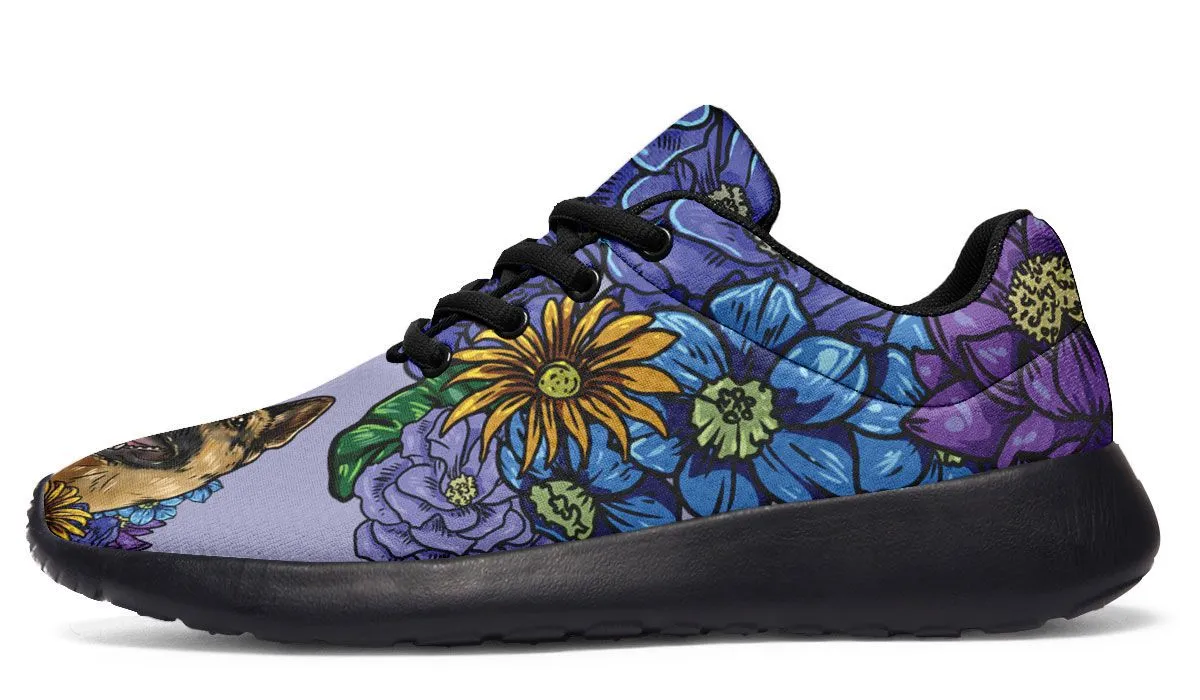Illustrated German Shepherd Sneakers