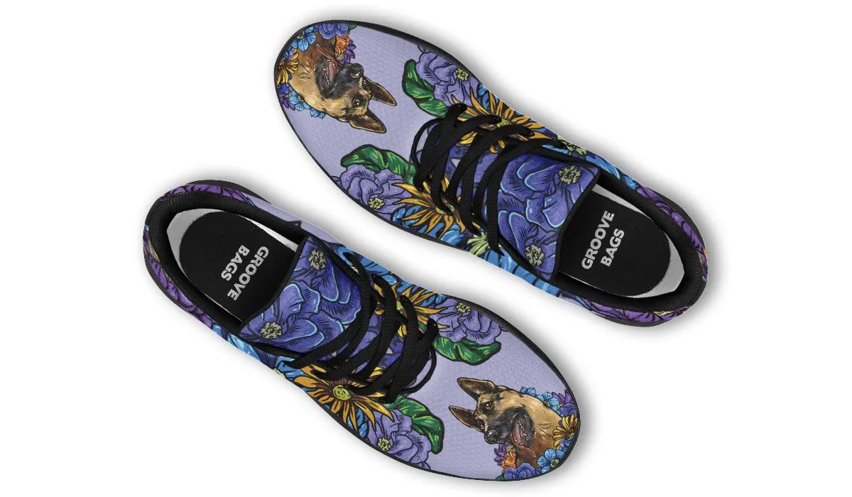 Illustrated German Shepherd Sneakers