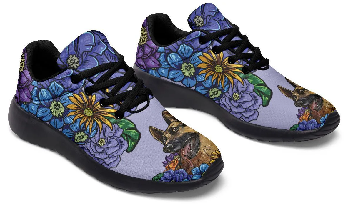 Illustrated German Shepherd Sneakers