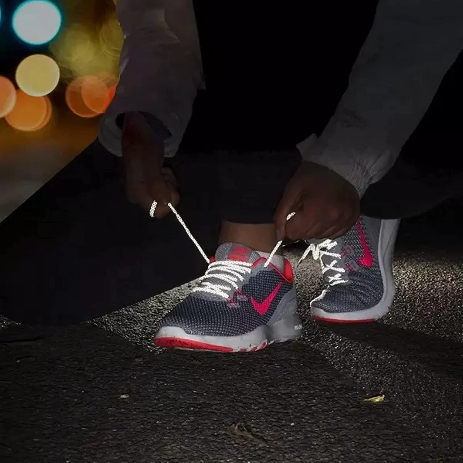 Indigo Blue | Round Reflective Laces