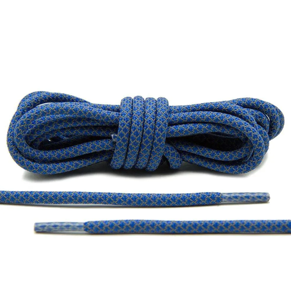 Indigo Blue | Round Reflective Laces