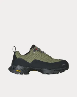 Katharina Olive / Black Low Top Sneakers