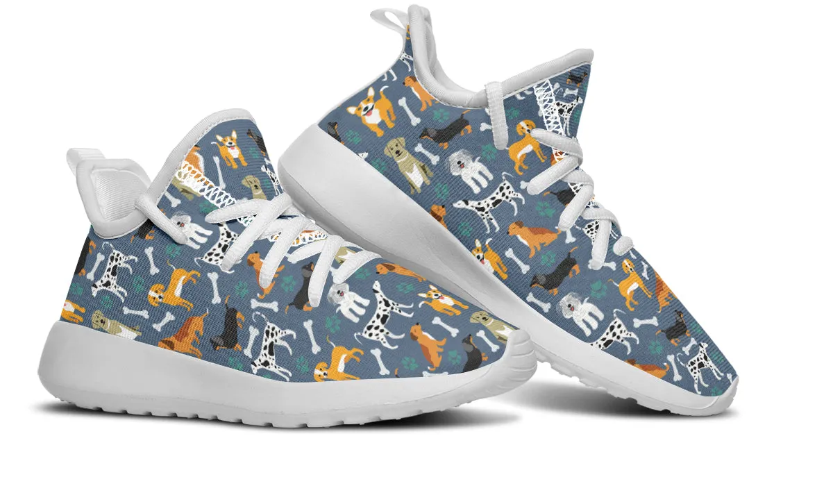 Kids Shoes Sneakers Cute Dogs