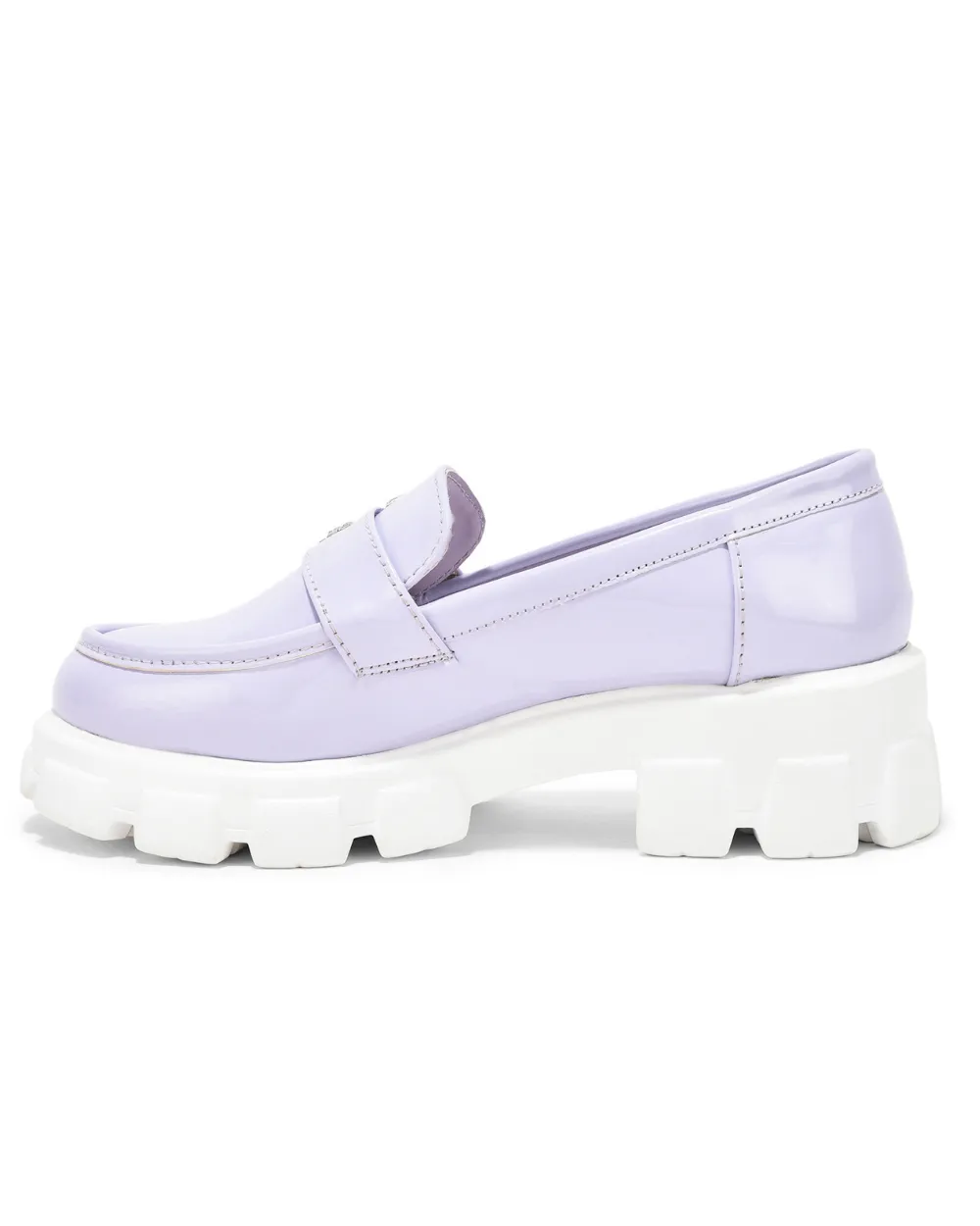 Lavender Slip-on Embellished Loafer