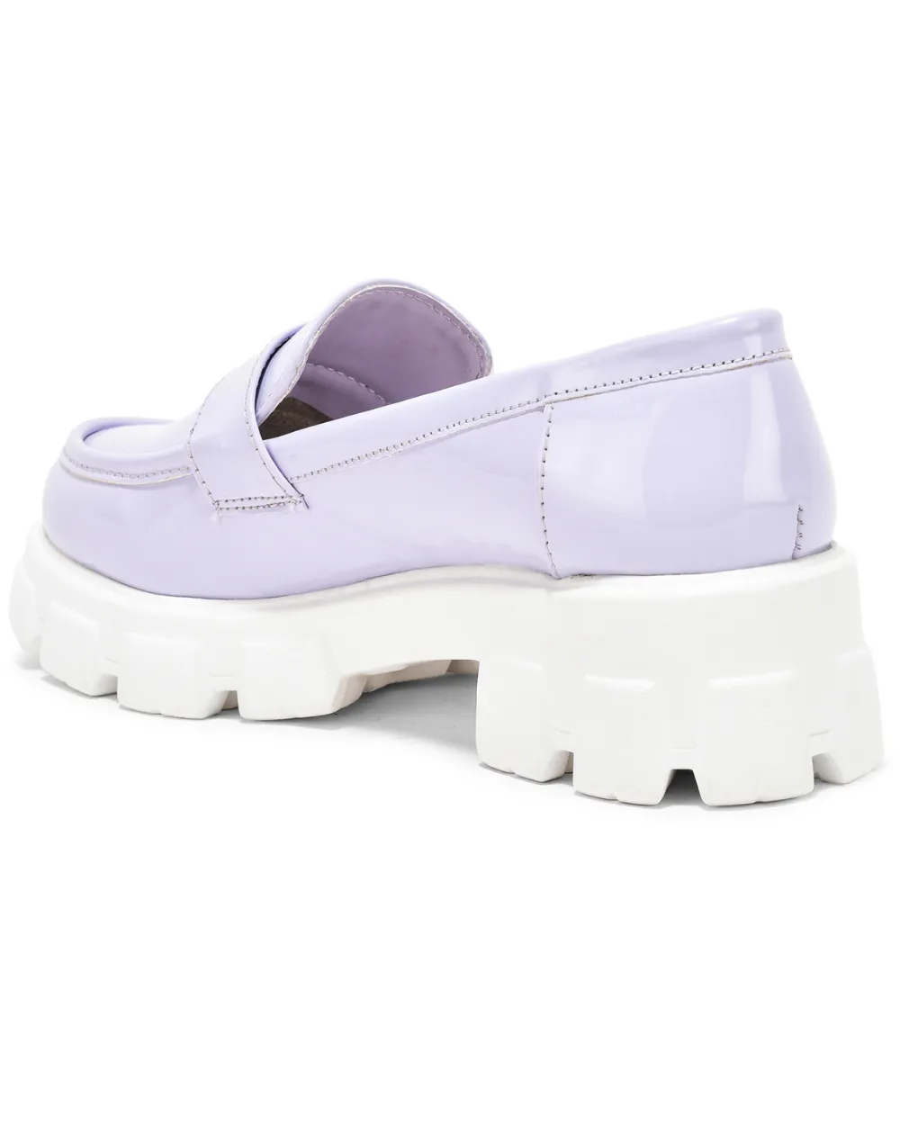 Lavender Slip-on Embellished Loafer