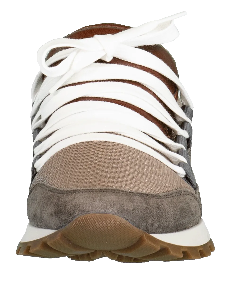 Leather Tongue Sneaker