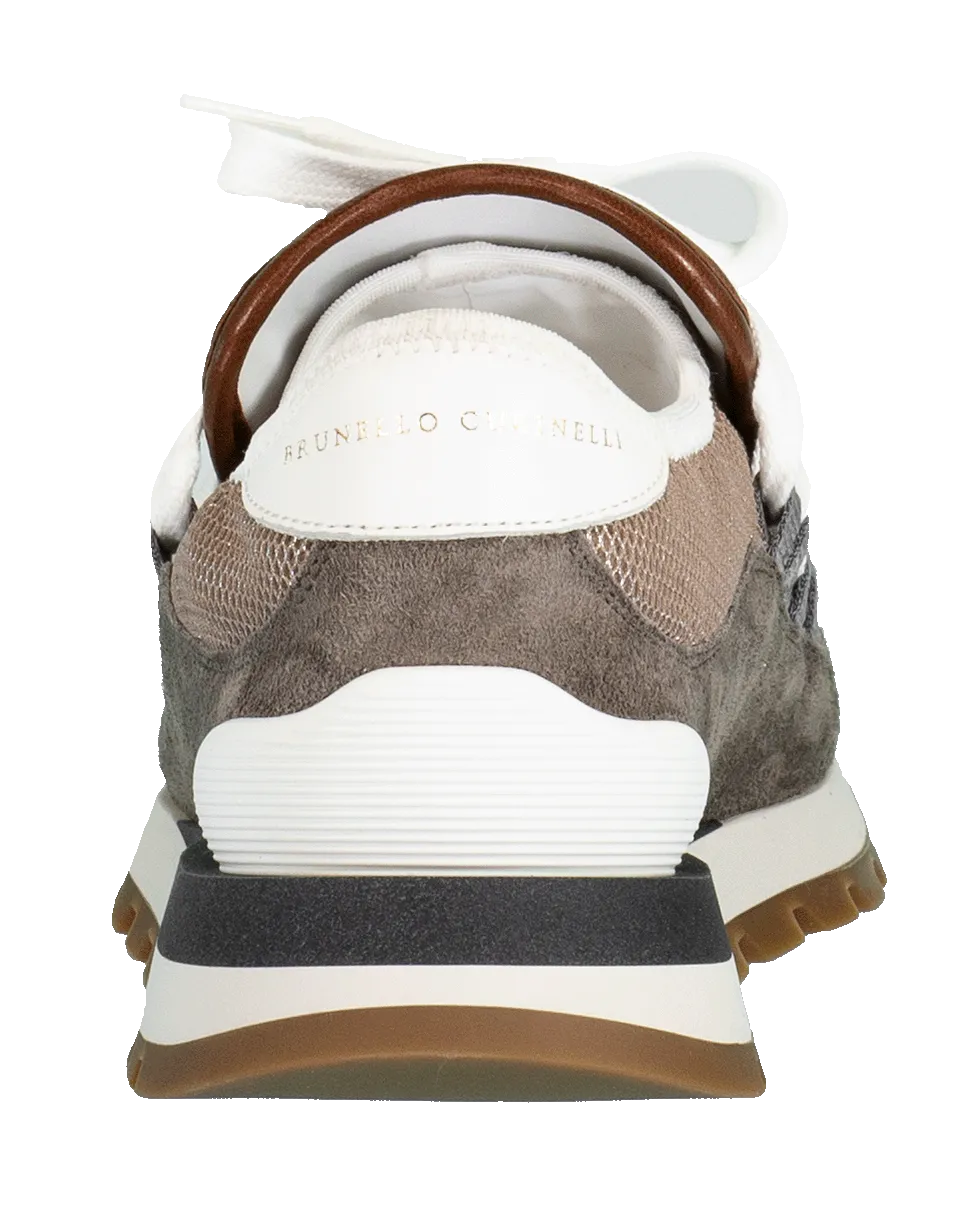 Leather Tongue Sneaker