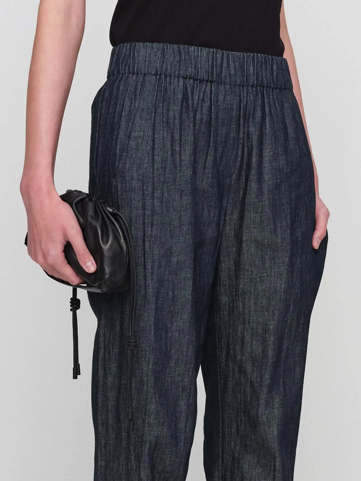 Linen Denim Decker Pants
