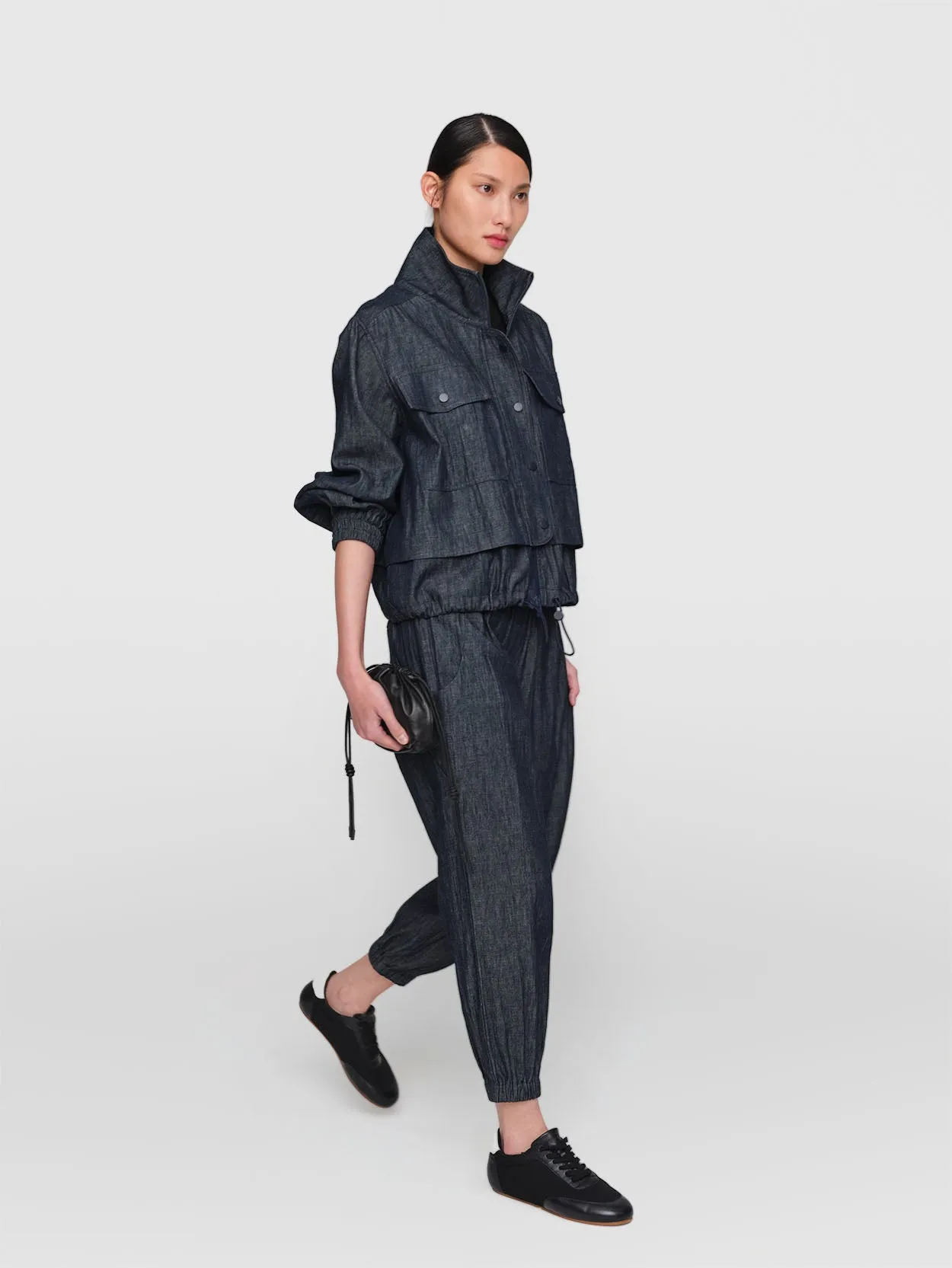 Linen Denim Decker Pants