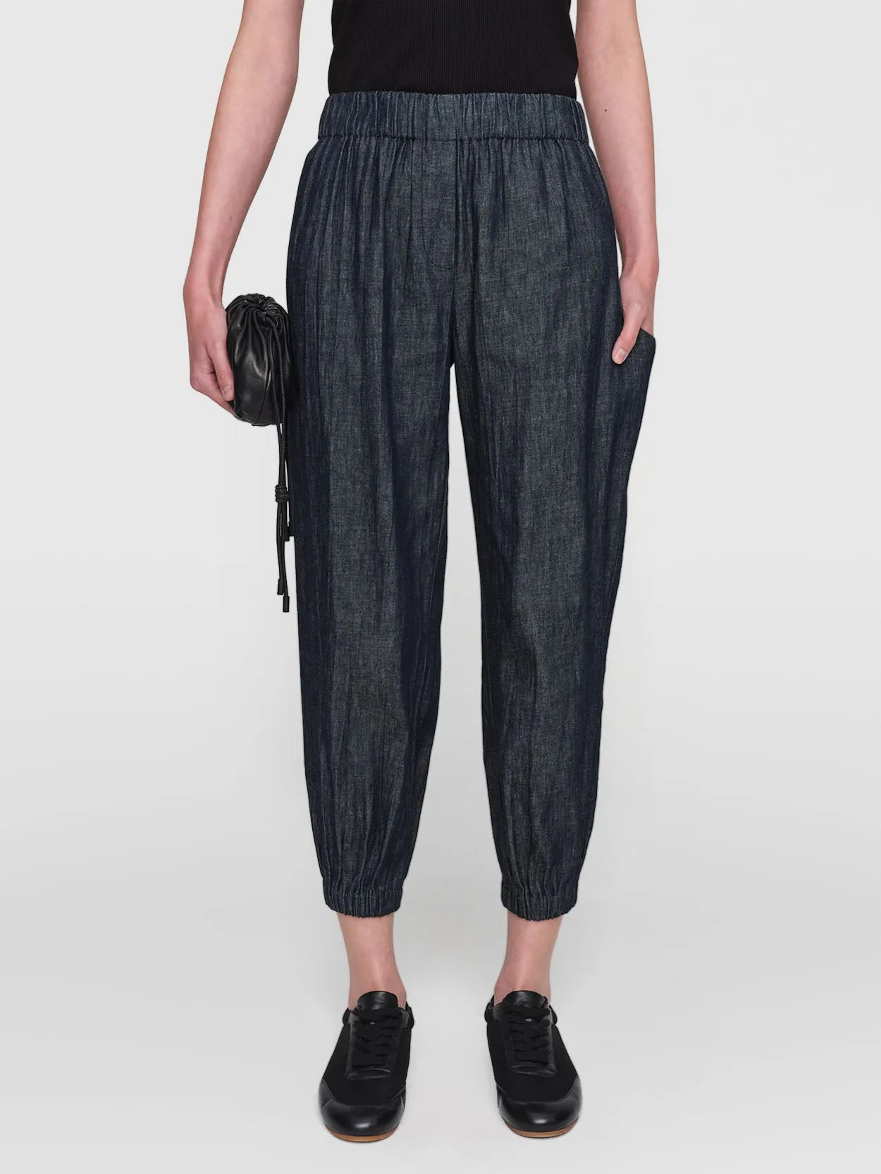 Linen Denim Decker Pants