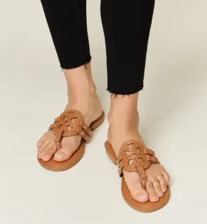 Link Cutout Open Toe Sandals
