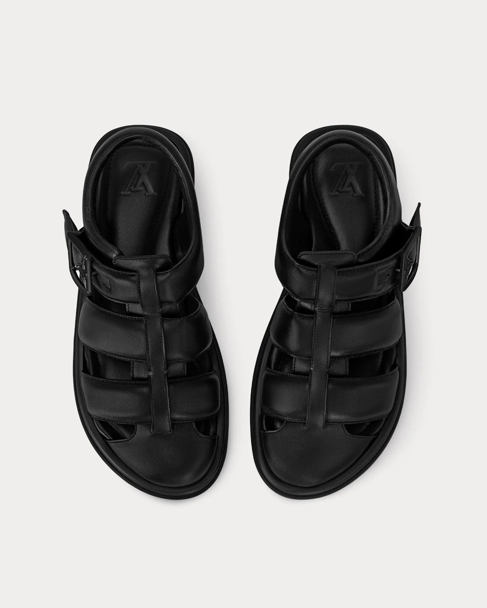 LV Venice Black Sandals