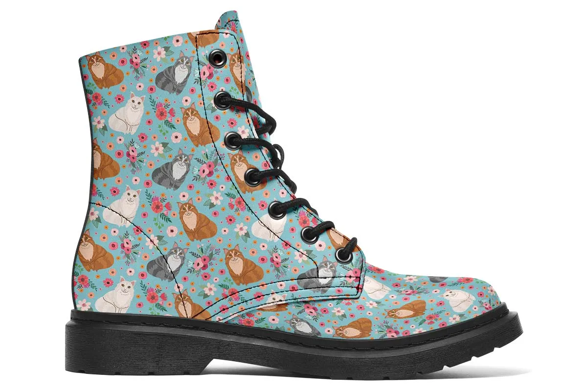 Maine Coon Cat Flower Boots