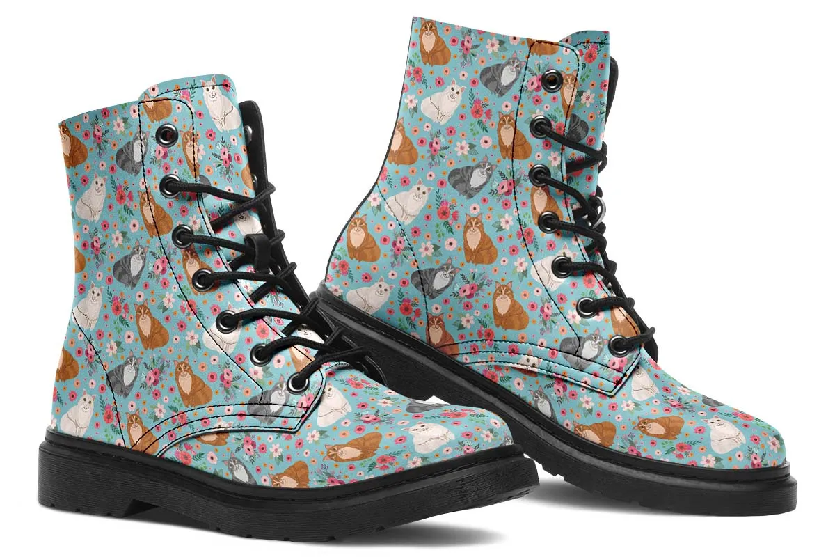 Maine Coon Cat Flower Boots