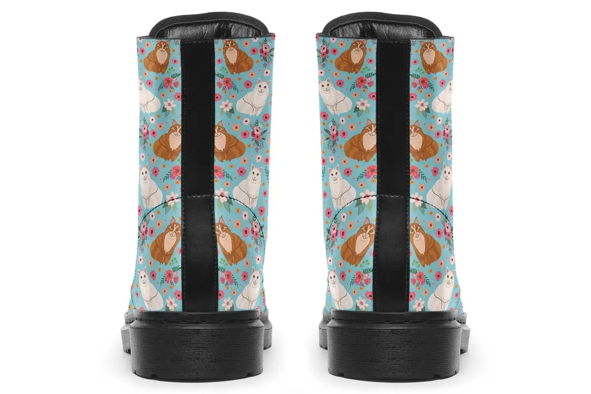 Maine Coon Cat Flower Boots